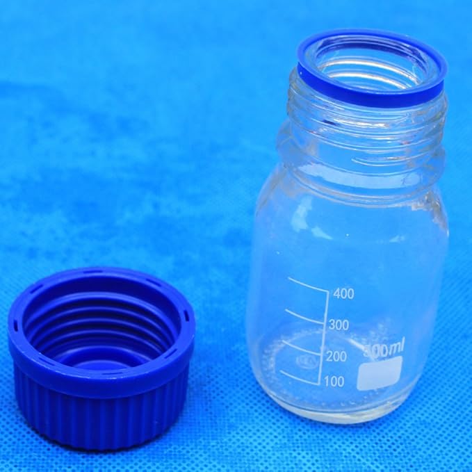 悦成实验室蜀牛蓝盖试剂瓶丝口透明试剂瓶250ml